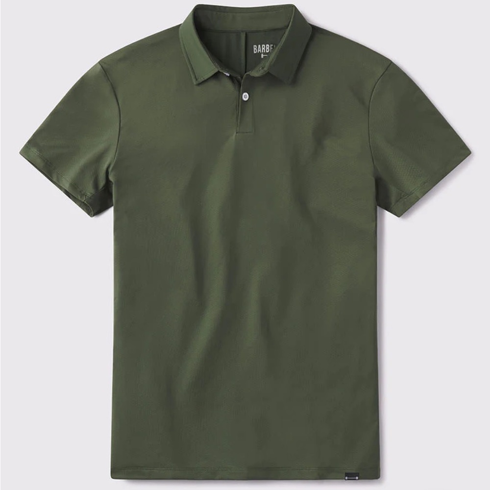 Barbell Green Ultralight Polo Shirt